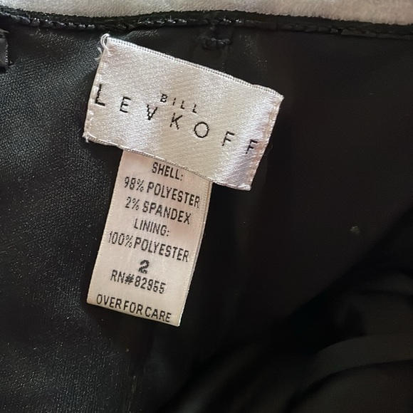 Bill Levkoff long black sequin dress - Picture 6 of 7